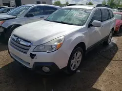 Salvage cars for sale from Copart Elgin, IL: 2014 Subaru Outback 2.5I Premium