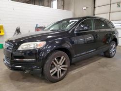 Salvage cars for sale at Blaine, MN auction: 2007 Audi Q7 3.6 Quattro Premium