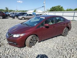 Salvage cars for sale at Windsor, NJ auction: 2015 Honda Civic EXL