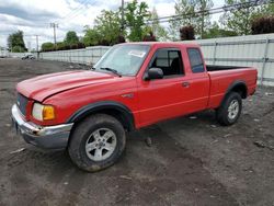Salvage trucks for sale at New Britain, CT auction: 2003 Ford Ranger Super Cab