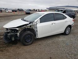 Salvage cars for sale at San Diego, CA auction: 2019 Toyota Corolla L