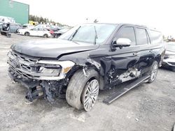Salvage cars for sale at Montreal Est, QC auction: 2022 Ford Expedition Max Platinum