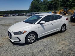 Salvage cars for sale from Copart Concord, NC: 2017 Hyundai Elantra SE