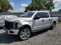 Salvage cars for sale at Riverview, FL auction: 2018 Ford F150 Supercrew