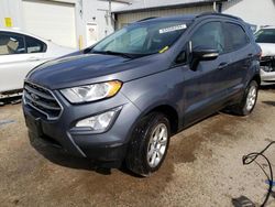 Salvage cars for sale from Copart Pekin, IL: 2018 Ford Ecosport SE