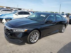 2021 Honda Accord LX en venta en Grand Prairie, TX