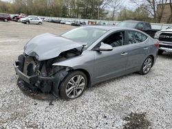 Salvage cars for sale at North Billerica, MA auction: 2017 Hyundai Elantra SE