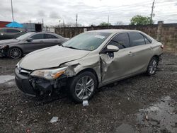 Salvage cars for sale at Homestead, FL auction: 2016 Toyota Camry LE