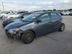 Salvage cars for sale at Grand Prairie, TX auction: 2014 Toyota Corolla L