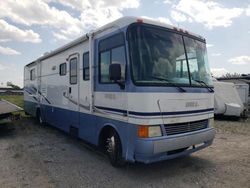 Salvage trucks for sale at Dyer, IN auction: 2002 Holiday Rambler 2002 Workhorse Custom Chassis Motorhome Chassis W2