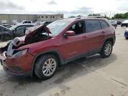 Salvage cars for sale at Wilmer, TX auction: 2020 Jeep Cherokee Latitude