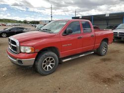 Salvage cars for sale from Copart Colorado Springs, CO: 2004 Dodge RAM 1500 ST