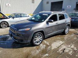 Salvage vehicles for parts for sale at auction: 2018 Jeep Cherokee Limited
