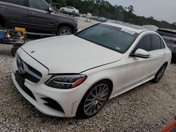 Salvage cars for sale from Copart Houston, TX: 2019 Mercedes-Benz C300