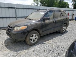 Salvage cars for sale from Copart Gastonia, NC: 2007 Hyundai Santa FE GLS