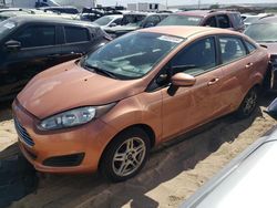 Vehiculos salvage en venta de Copart Albuquerque, NM: 2017 Ford Fiesta SE