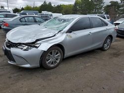 Salvage cars for sale from Copart Denver, CO: 2017 Toyota Camry LE
