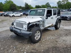 Salvage cars for sale at Madisonville, TN auction: 2018 Jeep Wrangler Unlimited Sport