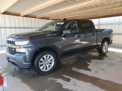 Salvage cars for sale at Andrews, TX auction: 2021 Chevrolet Silverado C1500 Custom