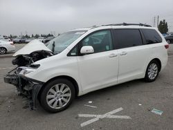 Toyota Sienna xle Vehiculos salvage en venta: 2017 Toyota Sienna XLE