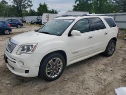 Salvage cars for sale from Copart Hampton, VA: 2012 GMC Acadia Denali