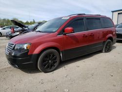 Salvage cars for sale at Duryea, PA auction: 2008 Chrysler Town & Country Touring