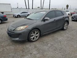 Salvage cars for sale at Van Nuys, CA auction: 2012 Mazda 3 S