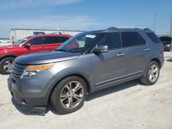 Salvage cars for sale from Copart Haslet, TX: 2014 Ford Explorer Limited