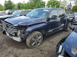 Salvage cars for sale at Marlboro, NY auction: 2023 Toyota Tundra Crewmax Capstone