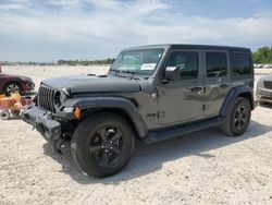 Salvage cars for sale at Houston, TX auction: 2020 Jeep Wrangler Unlimited Sport