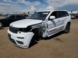 Jeep salvage cars for sale: 2018 Jeep Grand Cherokee Overland