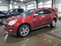 Chevrolet salvage cars for sale: 2010 Chevrolet Equinox LTZ