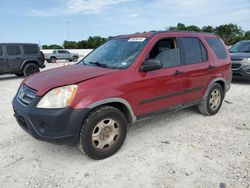Salvage cars for sale from Copart New Braunfels, TX: 2006 Honda CR-V LX