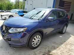 Salvage cars for sale at Candia, NH auction: 2017 Nissan Rogue SV