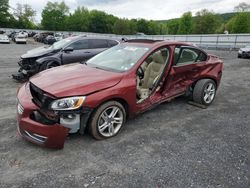 Salvage cars for sale from Copart Grantville, PA: 2015 Volvo S60 Premier