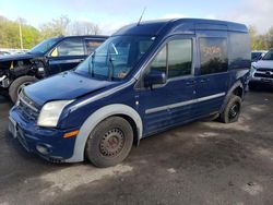 Salvage trucks for sale at Marlboro, NY auction: 2012 Ford Transit Connect XLT