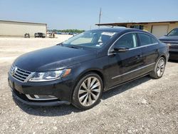 Salvage cars for sale at Temple, TX auction: 2013 Volkswagen CC VR6 4MOTION