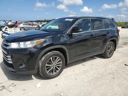 Toyota Highlander se salvage cars for sale: 2018 Toyota Highlander SE