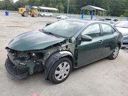 Salvage cars for sale at Savannah, GA auction: 2015 Toyota Corolla L