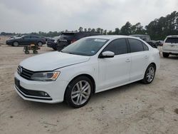 Salvage cars for sale at Houston, TX auction: 2015 Volkswagen Jetta TDI