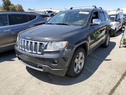 Salvage cars for sale at Martinez, CA auction: 2011 Jeep Grand Cherokee Overland