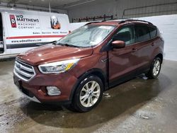 Salvage cars for sale at Candia, NH auction: 2018 Ford Escape SE