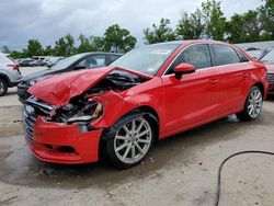 Salvage cars for sale at Bridgeton, MO auction: 2016 Audi A3 Premium Plus