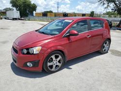 Salvage cars for sale from Copart Orlando, FL: 2012 Chevrolet Sonic LTZ