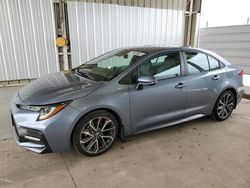 Salvage cars for sale at Grand Prairie, TX auction: 2021 Toyota Corolla SE