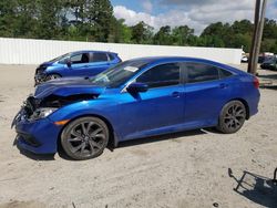 Honda salvage cars for sale: 2019 Honda Civic Sport