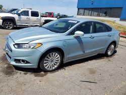 Salvage cars for sale at Woodhaven, MI auction: 2013 Ford Fusion Titanium Phev