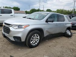 Salvage cars for sale at Columbus, OH auction: 2019 Chevrolet Traverse LS