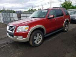Salvage cars for sale at New Britain, CT auction: 2010 Ford Explorer Eddie Bauer