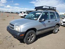 Chevrolet salvage cars for sale: 2001 Chevrolet Tracker